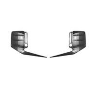 Parachoques trasero Difusor Para Serie 2 Para M2 G87 23-24 Para MP Style Side Spats Canards Delantero/trasero Lateral Parachoques Guardabarros Embellecedor Cubierta Faldón trasero(Style 2 Carbon Look)