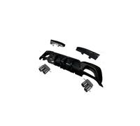 Parachoques Trasero Difusor para Serie 3 G20 G28 Sport 330i M340i 2019-2022 Difusor Trasero con Luz LED(with Exhaust Tips B)