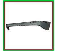 Parachoques trasero inferior negro en relieve-con tapa-con trazas par