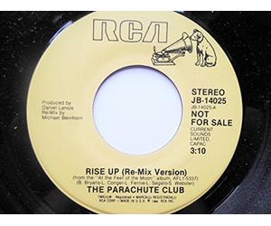 Parachute Club Rise Up 7" RCA JB14025 EX 1984 US pressing, demo