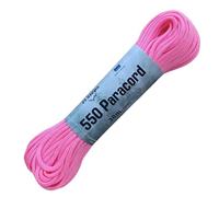 Paracord 550 Type III 100% Nylon, 30 Metros, 4 milímetros de Grosor, 7 Hilos, 249 Kilos de Carga máxima, Color Amarillo, Dorado (Rosa Claro)