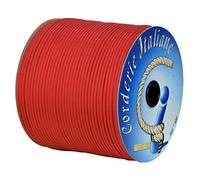 Paracord 550 Type III Basic, Rojo 4 mm - 20 m, núcleo de 7 Hilos, 100% Made in Italy 006078920 Corderie Italiane