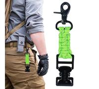 Paracord mittenHolder Strap - Metal Clip WorkmittenClips, mittenStrap for Tool Belt Bag Backpack | Cold Weather Job Site, Construction WorkUtility, Winter Outdoor Labor, Tool Gear