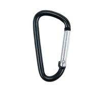 PARACORD PLANET 40 mm Durable Aluminum Mini Carabiner Clip Keychain with a Spring Loaded Gate - Available in Assorted Colors & Pack Sizes - Hiking, Traveling, at Home, in The RV, Fishing, etc.