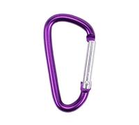 PARACORD PLANET 40 mm Durable Aluminum Mini Carabiner Clip Keychain with a Spring Loaded Gate - Available in Assorted Colors & Pack Sizes - Hiking, Traveling, at Home, in The RV, Fishing, etc.