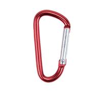 PARACORD PLANET 40 mm Durable Aluminum Mini Carabiner Clip Keychain with a Spring Loaded Gate - Available in Assorted Colors & Pack Sizes - Hiking, Traveling, at Home, in The RV, Fishing, etc.