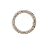 Paracord Planet Anillos tóricos Spring Gate - Disponible en tamaños de 5/8 pulgadas, 3/4 pulgadas y 1 pulgada - Opciones de color plateado, bronce y oro (paquete de 50, 5/8 pulgadas, plateado)