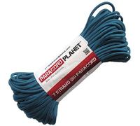 PARACORD PLANET Cuerda de paracaídas comercial tipo III de seguridad de 550 libras, varios colores (Caribe, 50 pies)