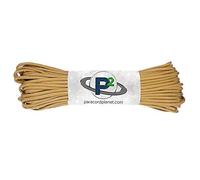 PARACORD PLANET Militar Nylon Paracord 249,5 Kilogram Tipo III 7 Strand Utilidad Cordón Cuerda fabricada en Estados Unidos, dorado
