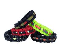 PARACORD PLANET Pulsera Zombie - 550 Paracord DIY pulsera - Survival Gear - Zombie Apocalypse Survival Armband Kit, Walking Dead