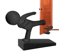 Parada en frente de la puerta - Accesorio de piso creativo, hecho de material resistente, base antideslizante garantiza estabilidad, mezclas de diseño elegante, interior moderno que no es deseado |