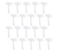 Paradas de cebo de pesca de carpas para aparejo de cabello, material de goma diseñado para cebos de carne de almuerzo en agua turbia o de color (grande)