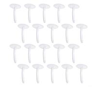 Paradas de cebo para carpas para uso en aparejos de cabello, hechos de goma para sostener carne de almuerzo y cebos de pasta gruesa suave (pequeño)