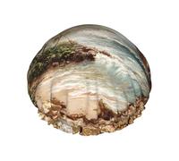Paradise in a Crack - Gorro de ducha de doble capa para mujer, impermeable y duradero, protege el cabello durante el baño, belleza