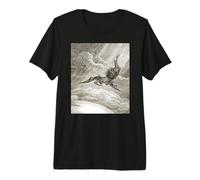 Paradise Lost Gustave Dore Satans Fall Camiseta Premium