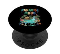 Paradise Mood Tropical Island Summer Vibes PopSockets PopGrip Adhesivo