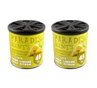 PARADISE SCENTS Paradise PER80120 Perfumador Lata Limón 100 g (Paquete de 2)