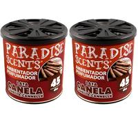 PARADISE SCENTS Paradise PER80130 Perfumador Lata Canela, Color Marron, 100 gr (Paquete de 2)