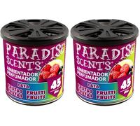 PARADISE SCENTS Paradise PER80131 Perfumador Lata Frutas, Color Rosa, 100 gr (Paquete de 2)