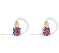 Paradise Scents PERFUMADOR BOTELLA CERÁMICA FLOWER CEREZA 8ML (Paquete de 2)