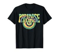 Paradise Tie Dye Concert Festival Vintage Inspired Hippie Camiseta