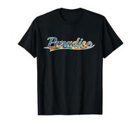Paradise Tropical Vacation Island Vibe Tie Dye Vintage Camiseta
