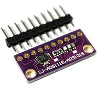 Paradisetronic.com ADS1115 - Convertidor analógico digital de 4 canales de 16 bits, módulo ADC, I2C para Arduino, Raspberry Pi, Genuino