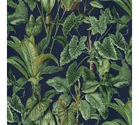 Paradisio Tropical Selva Plantas Hojas Erismann Papel Pintado - Azul 6303-08