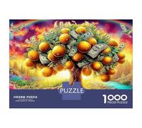 Paradiso Della ricchezza 1000 Piezas Rompecabezas Divertidos DecoracióN Familiar Albero d'arancio Vibrante Jigsaw Juegos Educativos para Familiares Y Amigos 70x50cm/1000pcs