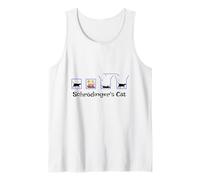 Paradoja de superposición cuántica del diseño del Gato de Schrödinger Camiseta sin Mangas
