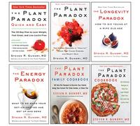 Paradox Collection 6 Books Set By Dr. Steven R Gundry MD (The Energy Paradox [Hardcover], The Longevity Paradox [Hardcover], The Plant Paradox Quick and Easy & More)