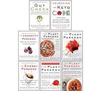 Paradox Collection 8 Books Set By Dr. Steven R Gundry MD(The Energy Paradox, Gut Check, Unlocking the Keto Code, The Longevity Paradox, The Plant Paradox Family Cookbook & More)