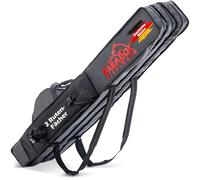 Paradox Fishing Bolsa para cañas de pescar con 2/3 compartimentos, 120 cm/130 cm/150 cm/160 cm/190 cm, bolsa para caña de pescar, 2 compartimentos, 160 cm