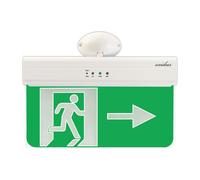 Paradox Hellas FOC-640R PH.RI.EXD.14 Señal de SALIDA de emergencia hacia la derecha para montaje en techo o pared línea EXIDUS.
