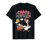 Paraeducador del Caos Día de Regreso a Clases Diversión de Supervivencia en el Aula Camiseta