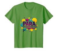 Paraeducadores Extraordinarios: Personal de Apoyo Excepcional Camiseta, Niños, Hierba, 12 años