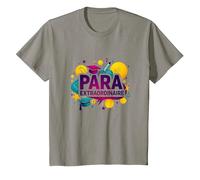 Paraeducadores Extraordinarios: Personal de Apoyo Excepcional Camiseta, Niños, Pizarra, 6 años
