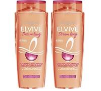 PARAFARM L ORÉAL ELVIVE CHAMPÚ Dream Long RECONSTRU, Neutro, 690 ml (Paquete de 2), 6