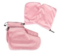 Paraffin Hand Gloves, Spa Hand Covers, Elastic Opening Breathable Gloves for Hydrating Cream, Soft Warming Accessory with Comfortable Fit, Ladies Spa Set for Sleeping Relaxation