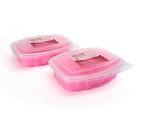 Parafina de Rosa Mosqueta.PACK 2600ml (980g x 2 unidades) SELAS. Para tratamientos terapéuticos y estéticos de manos y pies. Cera, caliente, profesional, baños, spa, terapia, hidratante, piel seca.