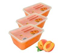 PARAFINA MELOCOTÓN para Manos y Pies PACK 3 x 1000ml - Parafina hidratante de Melocotón Antioxidante