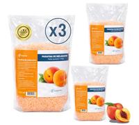 PARAFINA para Manos y Pies PACK 3 x 3000ml - Parafina Rehabilitación de Melocotón Antioxidante - Suaves Baños de Parafina Hidratante PROFESIONAL - Parafina Manos y Pies Artritis Artrosis 3000ml