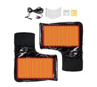 Paragolpes de invierno para manillar de moto | Guantes calefactables de 12 V - Puños impermeables a temperatura constante para ATV | para scooter, ciclismo, motos de montaña, motos de nieve y clima
