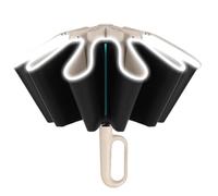 Paraguas Automáticas -pantallas Inversas Para La Lluvia -tormenta Paraguas -a Prueba De Viento A Prueba De Viento -a De Doble Cubierta De Doble Cubierta Que Se Refleja Con Lujoso Agujero Real