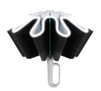 Paraguas automático de cierre abierto, automático de cierre abierto, cierre automático, hebilla de anillo, resistente al viento, compacta y plegable, para mujeres, hombres, hombres, gris, Siehe