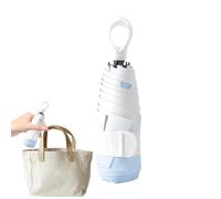 Paraguas compacto de viaje, parasol plegable ligero impermeable protección UV | Paraguas parasol protección UV, para mochila pendular, mochila para casa, escuela, playa, paseo, senderismo, al aire