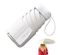 Paraguas Compacto de Viaje - UPF 50+ Ligero, Impermeable, Resistente al Sol | Mini Paraguas De Bolsillo Para El Viaje,Para Las Mujeres Mochila Y Bolsillo Cartera Verano Y Playa El Desplazamiento Diari