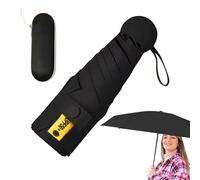 Paraguas con Protección UV, Paraguas Plegable de Bolsillo Bloqueador UV, Accesorios Unisex Para Exteriores Protección Solar Y Lluvia Para Viajes Senderismo Camping