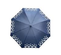 Paraguas Corazones Cambia Color Lluvia ANTIVIENTO [3 Colores] (Azul)