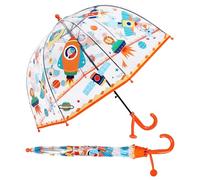 Paraguas - Cortavientos - Impermeable - Largo Transparente, Paraguas Burbuja Infantil Resistente y Ligero, Paraguas Campana Transparente para Niño Niña, Paraguas Stitch Naves Espaciales Animales
